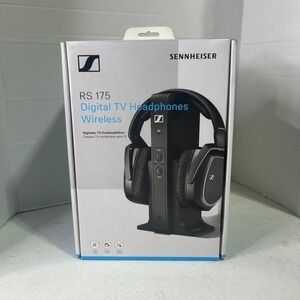 Sennheiser RS 175 Digital Wireless TV Headphone System Black 505563